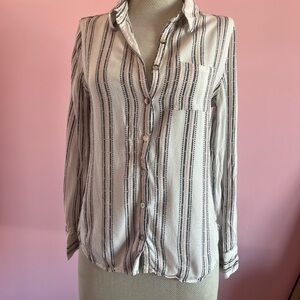 Chaser Striped Button-Up Women's Top